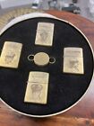 New ListingZippo Windproof Lighter D-DAY NORMANDY 50th Anniversary Set of 4 2004 UNUSED