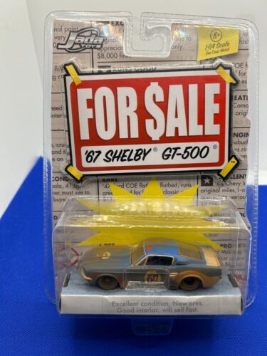JADA TOYS  2006 FOR SALE SERIES 1967 FORD MUSTANG SHELBY  GT-500  DIRTY BLUE