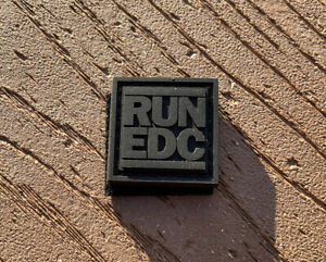 Notorious EDC Blackout “Run EDC” Pouch Patch Rangers Eye RE Patch EDC