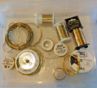 Jewelry Making Craft Lot Bead Wire Goldtone 14 ounces assorted