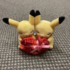 Pokemon Center Sweetheart Valentines 2 Pikachu w/ Rose Heart Plush Figure 7