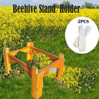 Bee Frame Stand Holder & Gloves For Beekeeping Beehive Bee Hive Wood House Box