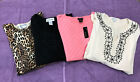 NWT  Womens Size 2X  CD DANIELS DANE LEWIS + others  Sweater  Blouse  4 pc Lot