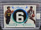 2022-23 Flawless Saddiq Bey Bill Russell Tribute Platinum Game Used Patch #1/1