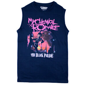 Men's My Chemical Romance March Mens Tank Small Navy
