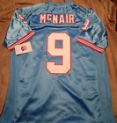Steve McNair XL (52) Blue Tennessee Oilers NFL Jersey #9 Brand New