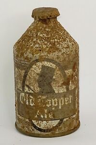 1930's IRTP ​OLD TOPPER ALE ​ROCHESTER, NEW YORK Crowntainer Cone Top Beer Can