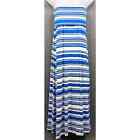 CYNTHIA ROWLEY Dress - Blue/White Stripe, Tube Top, Maxi, Size Medium