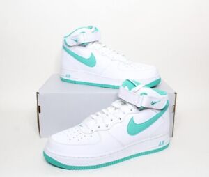 Nike Air Force 1 Mid '07 Shoes White Clear Jade DV0806-102 Men's Multiple Sizes