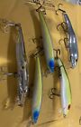 Lot Of 5 Jerk Baits Various Colors And Brands