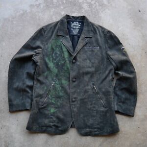 Affliction Y2K Grim Reaper Blazer Jacket Size XXL