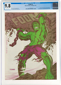 Foom #2 CGC 9.8 Wolverine Prototype 1973 Predates Hulk 180 & 181 RARE N4 213 cm