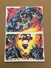 New Listing2021 UD Marvel Premier Dual Pano Sketch Card Venom by Dominic Racho