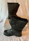 Tundra Black Christy Waterproof Zip Front Insulated Winter Boots Women’s Size 10
