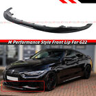 FOR 2021-23 BMW G22 G23 4 SERIES PERFORMANCE STYLE GLOSS BLK FRONT BUMPER LIP