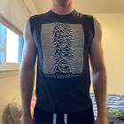 Vintage Joy Division Unknown Pleasures Sleeveless Distressed Shirt Mens Small