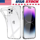 Case For iPhone15 14 13 12 11 Pro Max Clear Silicone Soft Slim lot Shockproof US