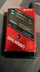 Sony Walkman radio Cassette player WM F 101 red Working Read DESC! - Video!