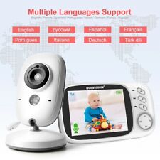 VB603 Video Baby Monitor 2.4G Wireless With 3.2 Inches LCD 2 Way Audio Talk Nigh