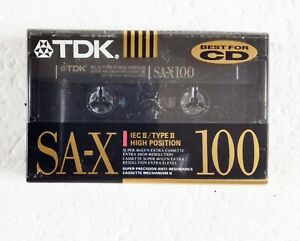 TDK SA-X 100 Minute Blank Cassette Tape