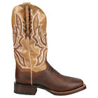Dan Post Boots Bellamy Embroidery Square Toe Cowboy  Mens Brown Casual Boots DP4