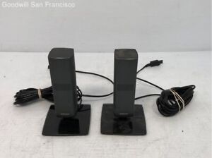 Pair Of Bose Virtually Invisible 300 Surround Sound Speakers W/ Receivers 421088