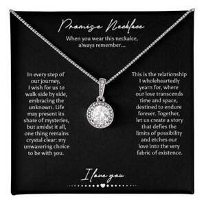 My Soulmate Gift, Eternal Hope Necklace, Anniversary Jewelry With Message Card