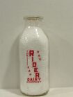 SSPQ Milk Bottle The Rider Dairy Co 11 New St Danbury CT FAIRFIELD COUNTY 1959