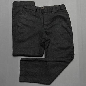 Double Ralph Lauren RRL Pants Mens 28x29 Dark Gray Wool Officer Trousers *