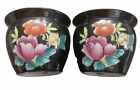 New ListingSet Of 2 Vintage Ceramic Floral Vases