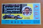 1971 Indianapolis Indy 500 Used Ticket - Al Unser Sr.