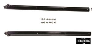 Soft Top Body Side Channels Rails and Hardware Kit for 1987-1995 Wrangler YJ (For: Jeep)