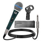 5Core Microphone Pro Neodymium Dynamic Mic XLR Audio Cardiod Karaoke w/ Mic Clip