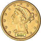 US Gold $5 Liberty Head Half Eagle - Extra Fine - Random Date