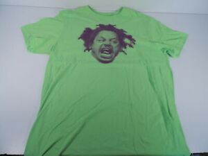 Eric Andre Adult Swim Green Comic Con Comedian Actor T-Shirt Men XL Short Sleeve