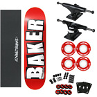 Baker Skateboard Complete Logo Red/White 8.0