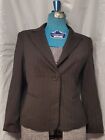BCBG Max Azria single button jacket Marily Small pinstripe blazer wool WM S
