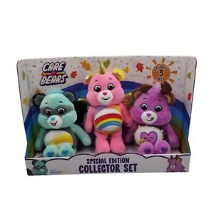 Care Bears Special Edition 3 Pack Deer Pegusa Raccoon 40th Edition Collection