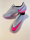 NIKE MERCURIAL VAPOR X SG-PRO SOCCER CLEATS SIZE 12.5 WOLF GREY/PINK 648555-061