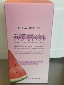 GLOW RECIPE Watermelon Glow Niacinamide Dew Drops 40ML NEW SEALED 💯AUTHENTIC