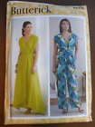 Butterick 6756 Sewing Pattern Dress Jumpsuit Sash Misses Size 6-14 uncut