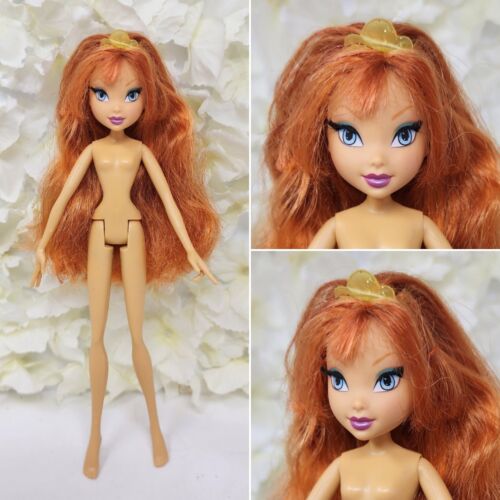 Mattel Winx Club Season 1 Bloom Doll With Crown Beautiful Nude