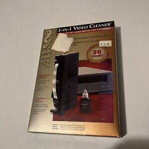 ALLSOP 3 IN 1 VHS Video Cleaner (50 Cleanings)