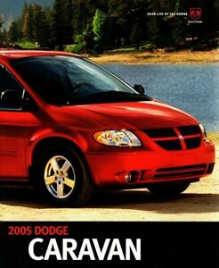 Huge 2005 Dodge CARAVAN Brochure / Catalog with Color Chart; SE,SXT,GRAND,plus,