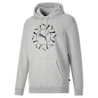 Puma Essential Graphic Pullover Hoodie Mens Grey Casual Outerwear 67806904
