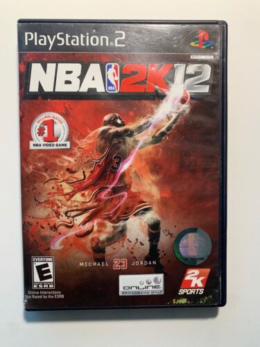 NBA 2K12 (Sony PlayStation 2 PS2) CRACK IN THE DISK. With Manual. Disk Works