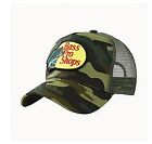 Bass Pro Shops Hat Embroidered Fishing Baseball Trucker Mesh Cap Snapback Hunt
