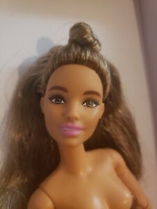 NUDE BARBIE Made To Move Articulated Doll  HISPANIC Brunette