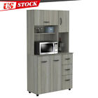 Laminate Kitchen Microwave Storage Cabinet 35