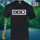 New 4AD Records Logo T Shirt Men's USA size S - 5XL Free Shipping